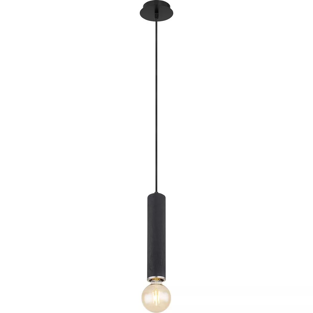 mutoni – Hängeleuchte Marion Metall matt 1xE27, One Size, Schwarz