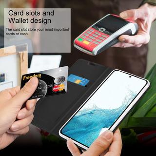 Cadorabo  Hülle für Samsung Galaxy S22 Magnetverschluss, Kartenfach 