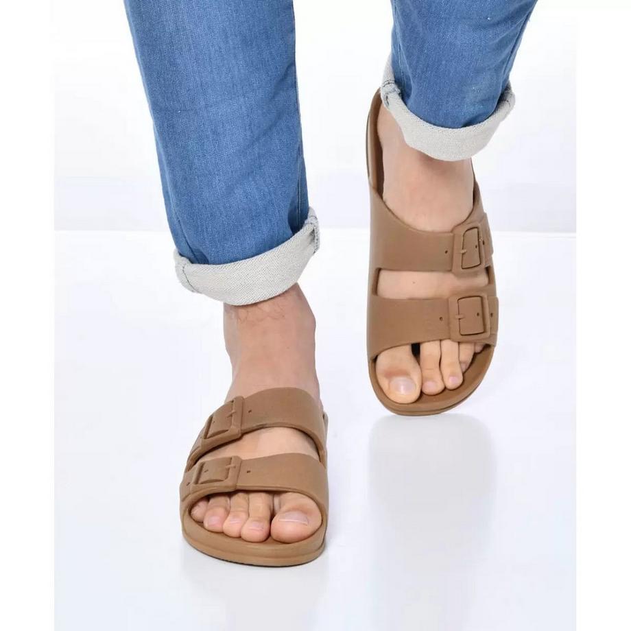 CACATOES Rio de Janeiro Zwei-Riemen Schnallen-Sandalen  