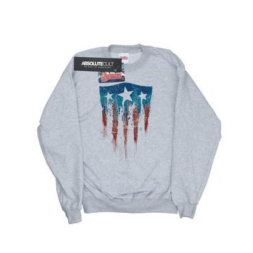 Captain America Flag Shield Sweatshirt
