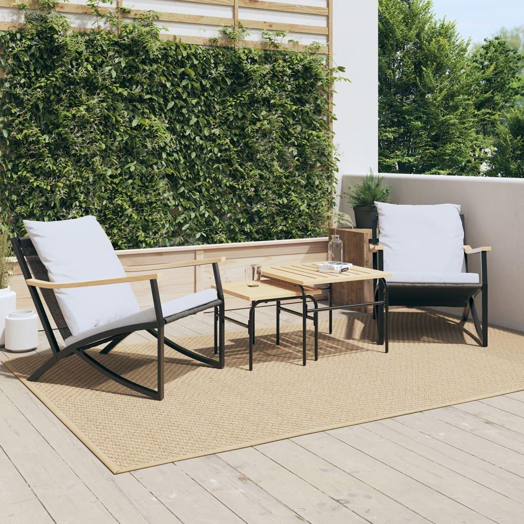 VidaXL Chaise de jardin acier  