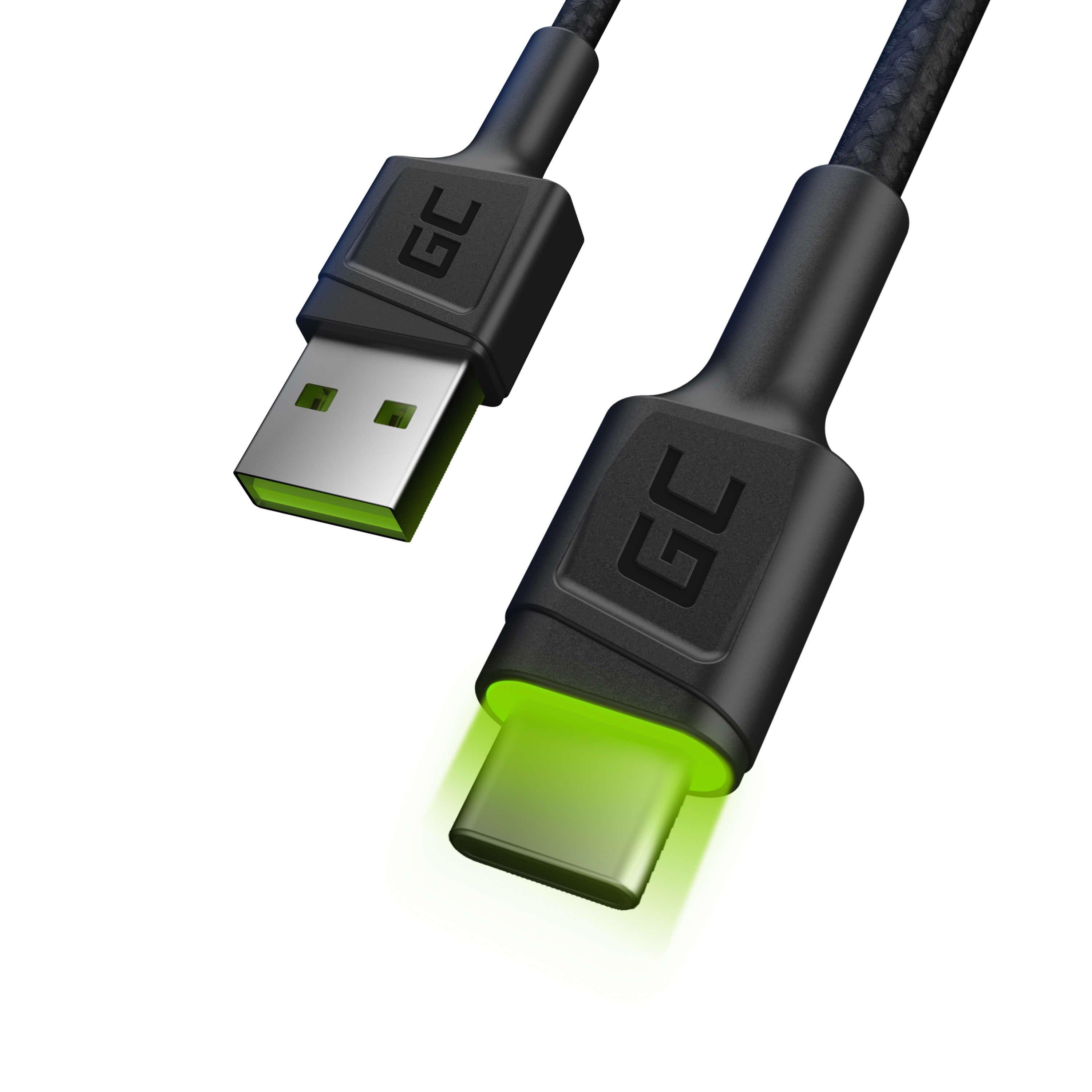 GREEN CELL  KABGC06 câble USB 1,2 m USB A USB C Noir 