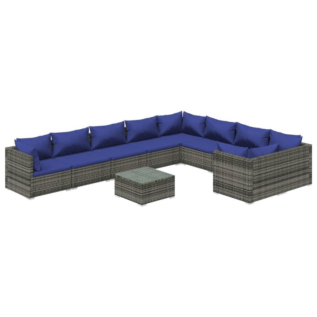 VidaXL Garten-lounge-set poly-rattan  