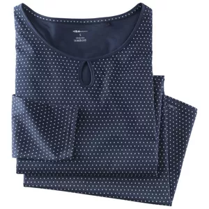 Camicia da notte manica lunga, collo rotondo