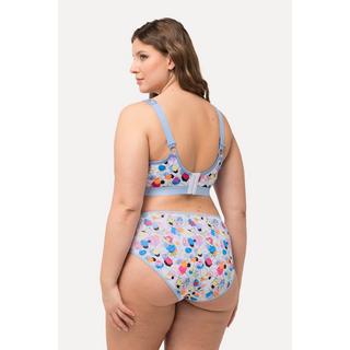 Ulla Popken  Soutien-gorge minimiseur, sans armatures, imprimé coloré - bonnet C-D 