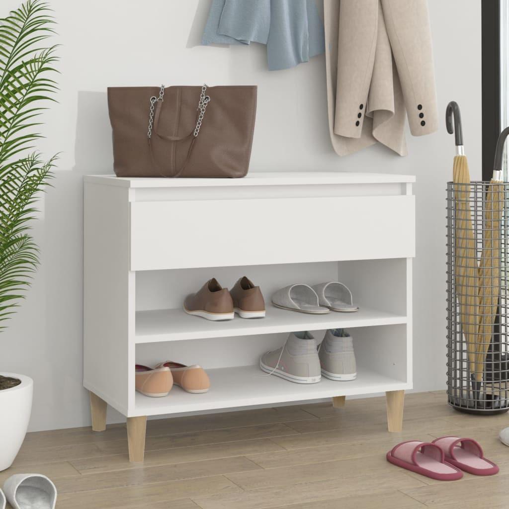 VidaXL Armoire à chaussures bois d'ingénierie  