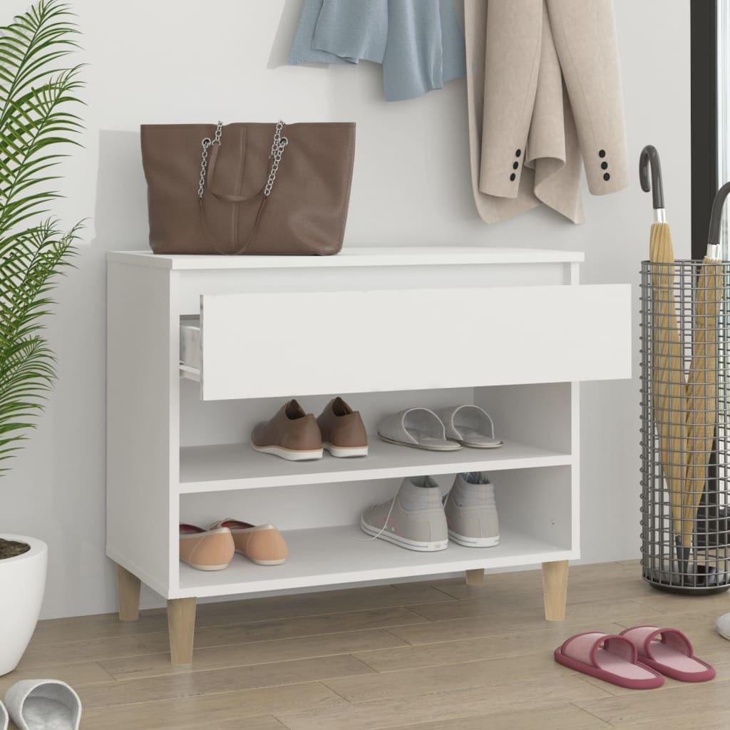 VidaXL Armoire à chaussures bois d'ingénierie  