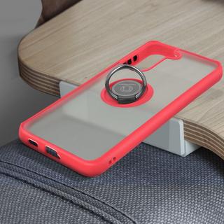 Avizar  Coque Samsung Galaxy S21 Anneau Rouge 