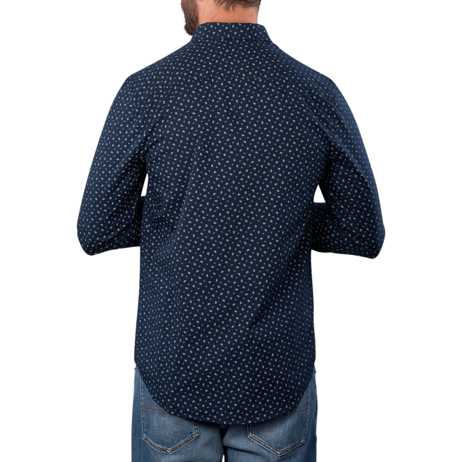 TOMMY HILFIGER  Flex Poplin Shirt Allover Print 