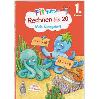 Fit fürs Rechnen bis 20. 1. Klasse. Mein Übungsheft Gramowski, Kirstin; Wandrey, Guido (Illustrationen) Copertina rigida 