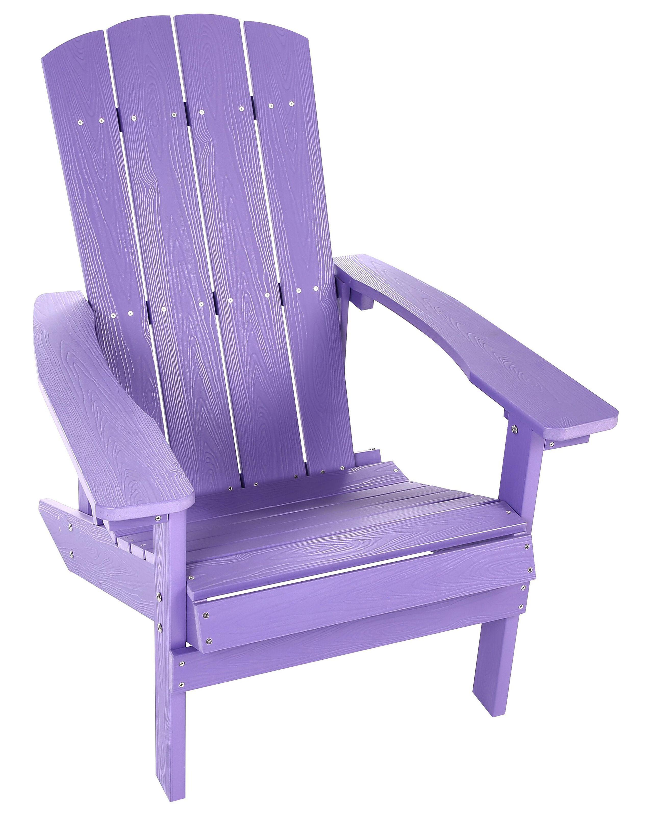 Beliani Sedia da giardino en Legno plastico Retrò ADIRONDACK  