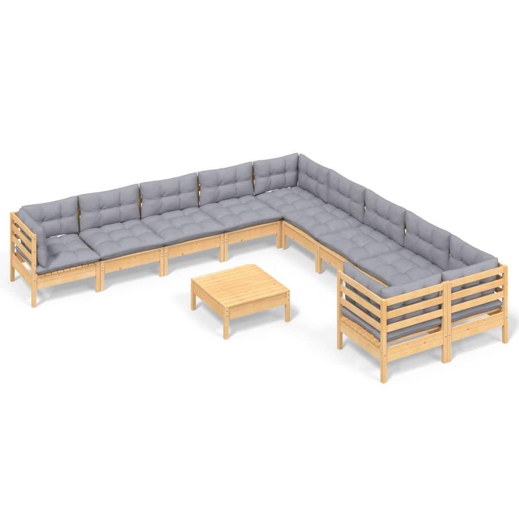 VidaXL Garten-lounge-set holz  