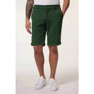 Bermuda chino con FLEXNAMIC®, taglio speciale per l'addome, vestibilità normale e poliestere riciclato per una maggiore sostenibilità, fino alla tg. 72
