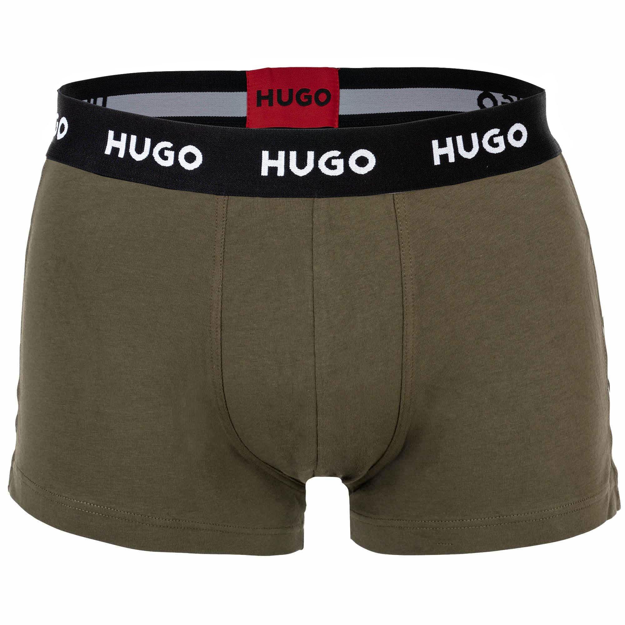 HUGO Boxer 3 Pack Stretch-Trunk Triplet  