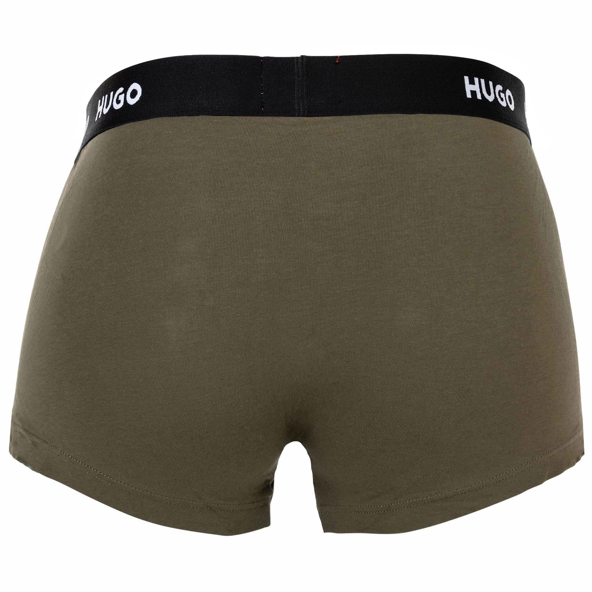 HUGO Boxer 3 Pack Stretch-Trunk Triplet  