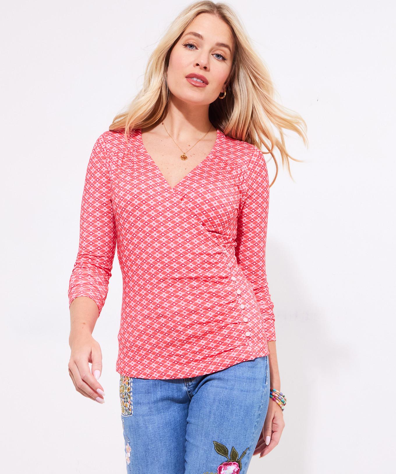 Joe Browns  Mock Wrap Top mit Geodruck 