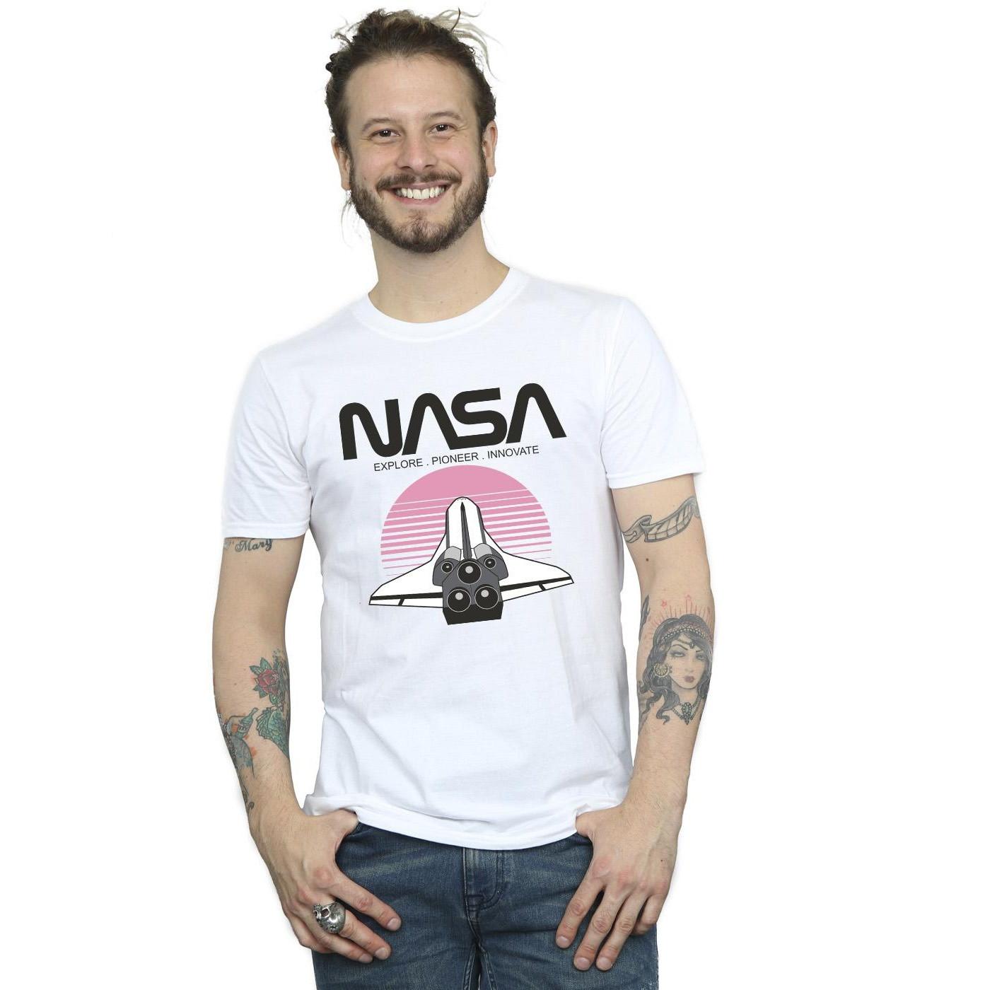 Nasa Space Shuttle Explore Pioneer Innovate T-Shirt  