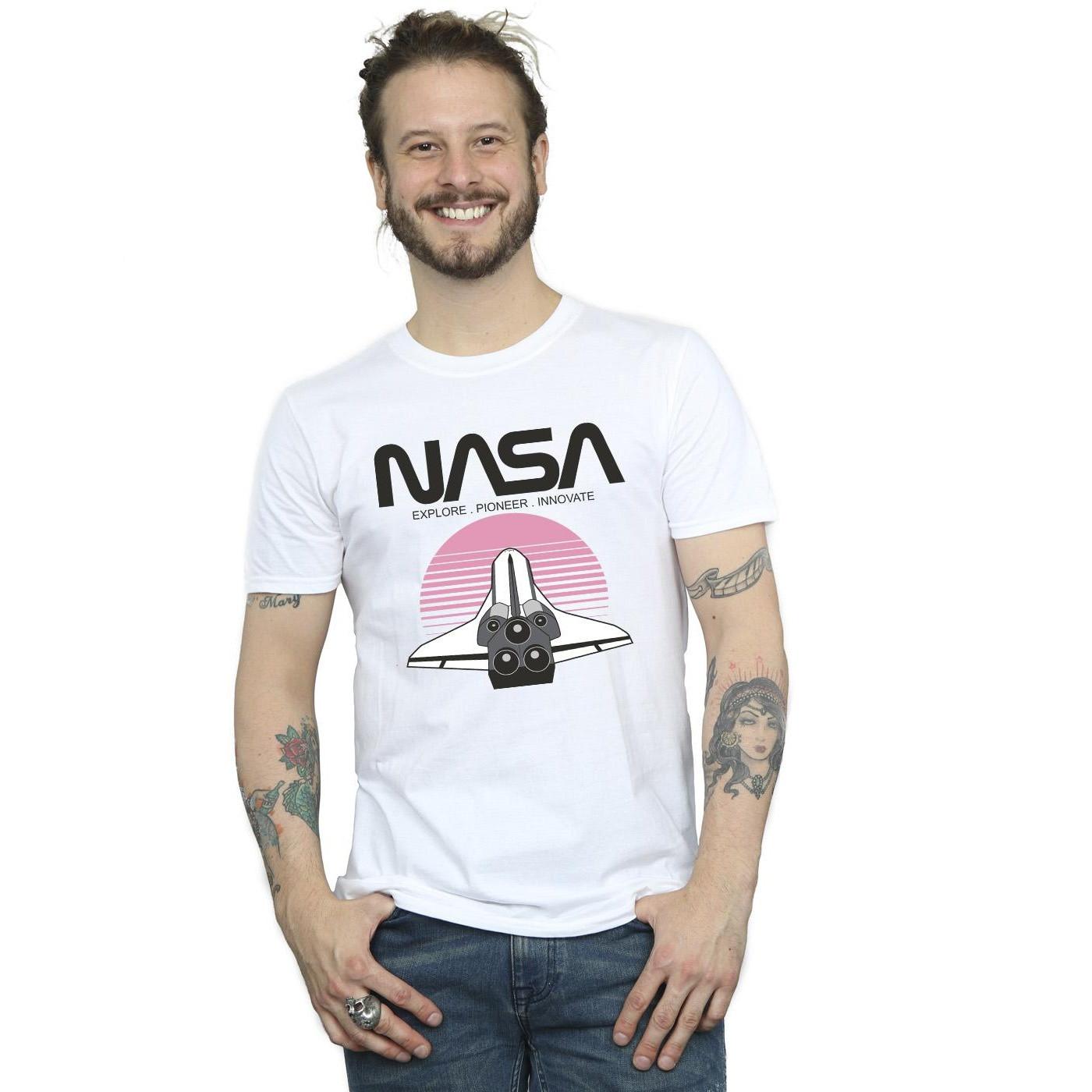 Nasa  Tshirt SPACE SHUTTLE SUNSET 