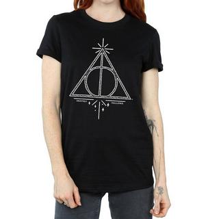 Harry Potter Deathly Hallows T-Shirt Coupe Ample  
