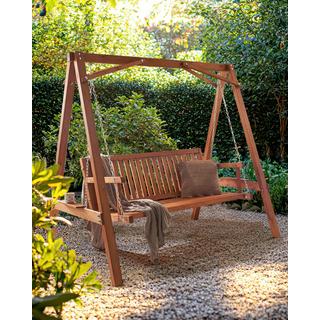 Beliani Dondolo da giardino en Legno di larice Rustico FICARELLA  