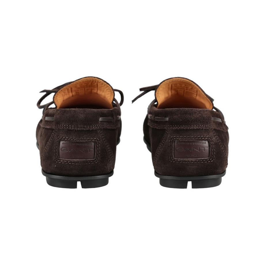 GANT Pantofole in camoscio con dettaglio lacci  