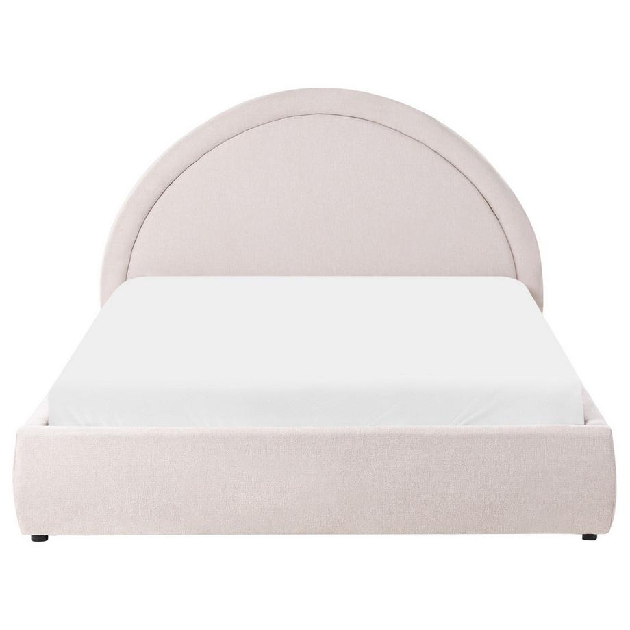 Beliani Lit ottoman en Tissu Moderne MOUZON  