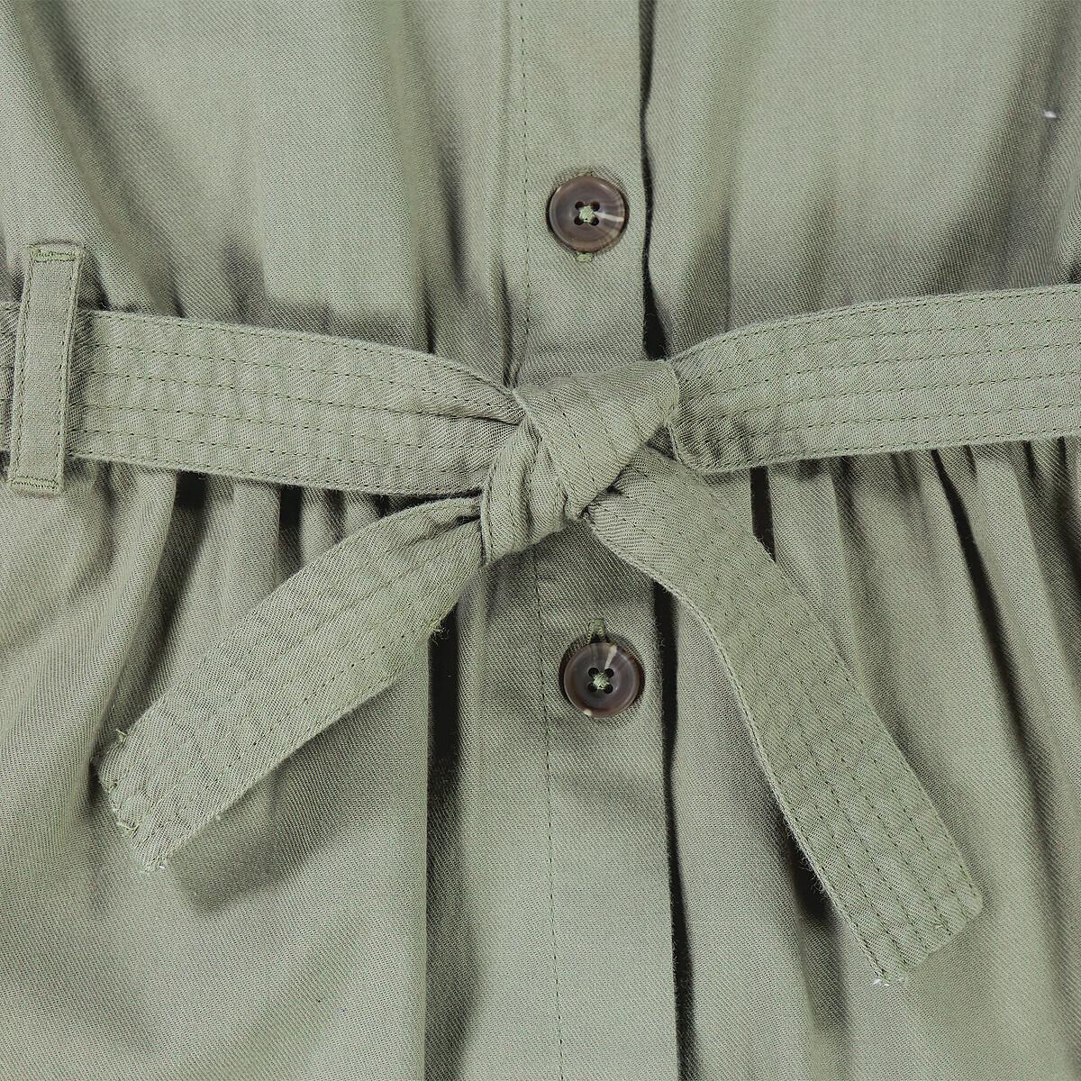 La Redoute Collections  Kleid mit Knopfverschluss und Gürtel 