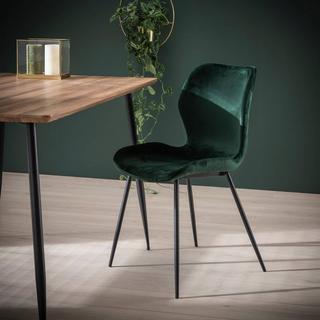 mutoni Chaise Osaka Velvet vert  