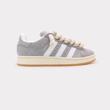 Adidas Campus 00s Grey White - Rope Lace Beige