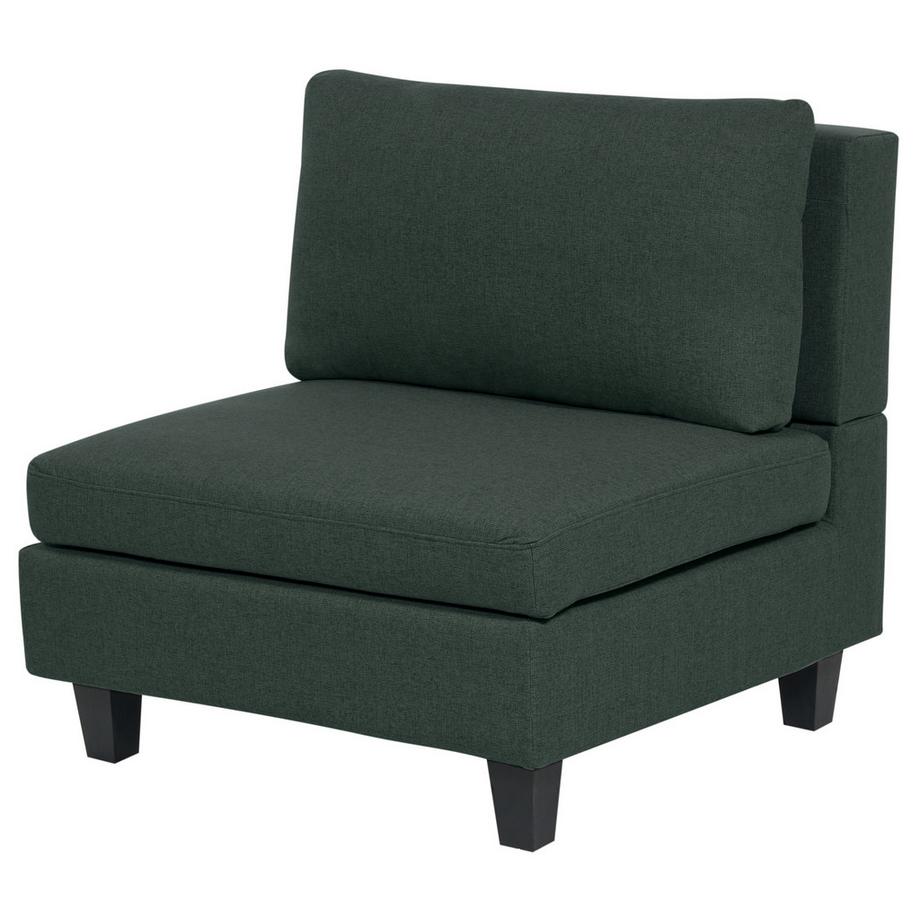 Beliani U-förmiges Sofa aus Stoff  UNSTAD  