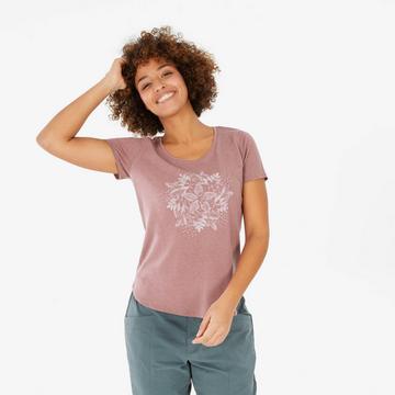 T-shirt manches courtes - Wandershirt Damen kurzarm - NH500