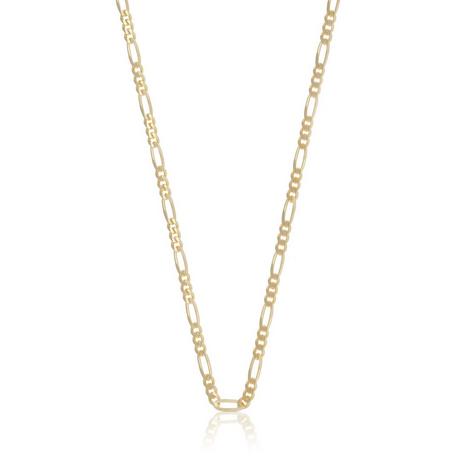 MUAU Schmuck  Collier Figaro Gelbgold 750, 2.9mm, 50cm 
