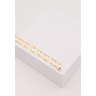 MUAU Schmuck  Collier Figaro Gelbgold 750, 2.9mm, 50cm 