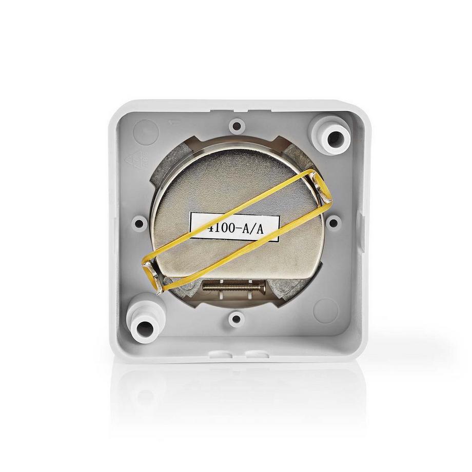 Nedis  Boîte d'extrémité d'antenne | 1x connecteur F femelle / 1x connecteur IEC mâle / 1x connecteur IEC femelle | 75 Ohm | Return path | Silver / White 