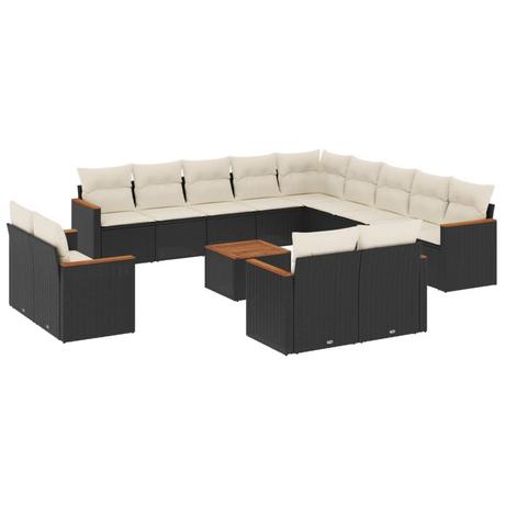 VidaXL Garten sofagarnitur poly-rattan  