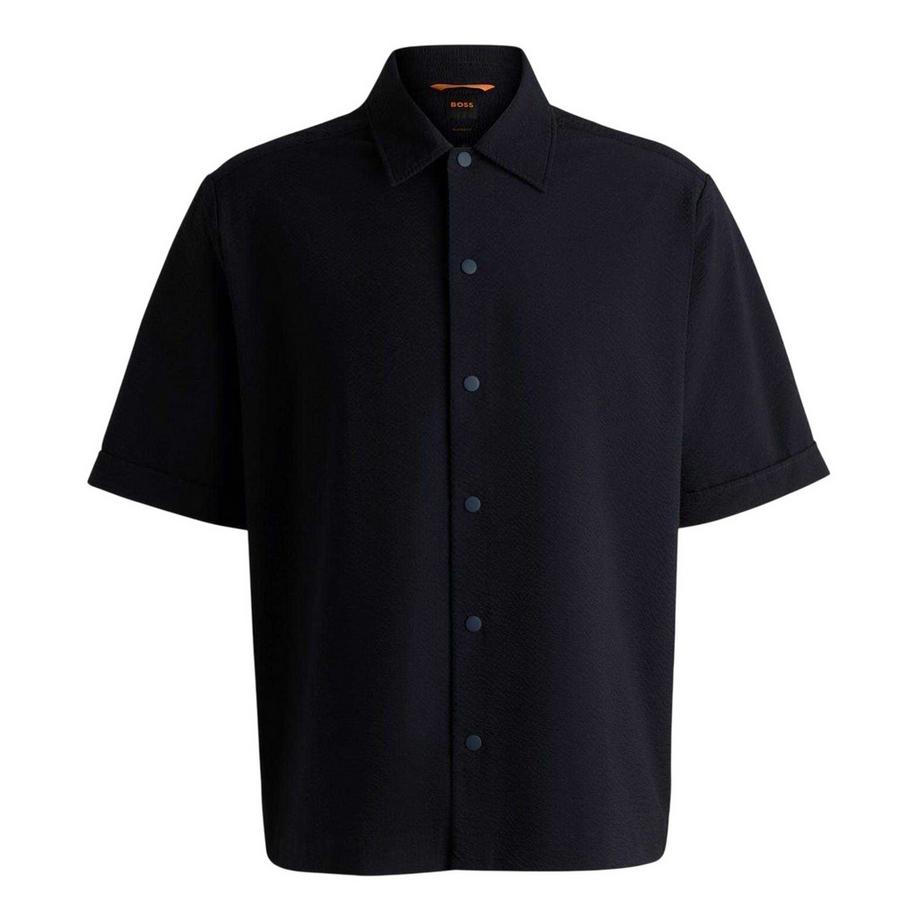 Lapoully Camicia Vestibilità Rilassata Maniche Corte