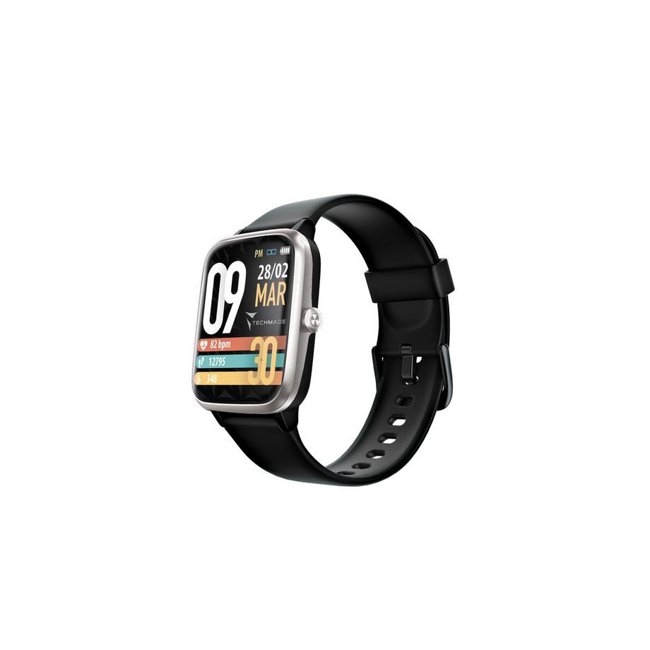 Techmade  Smart Watch Move Silver Black 