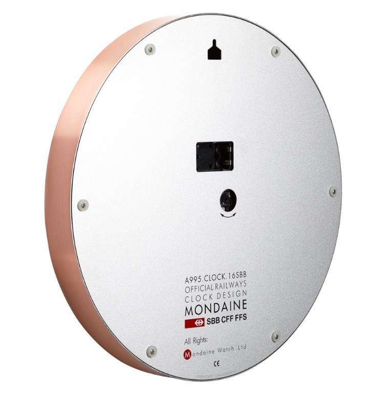 Mondaine  SBB A990.CLOCK.18SBK Wand Pure 