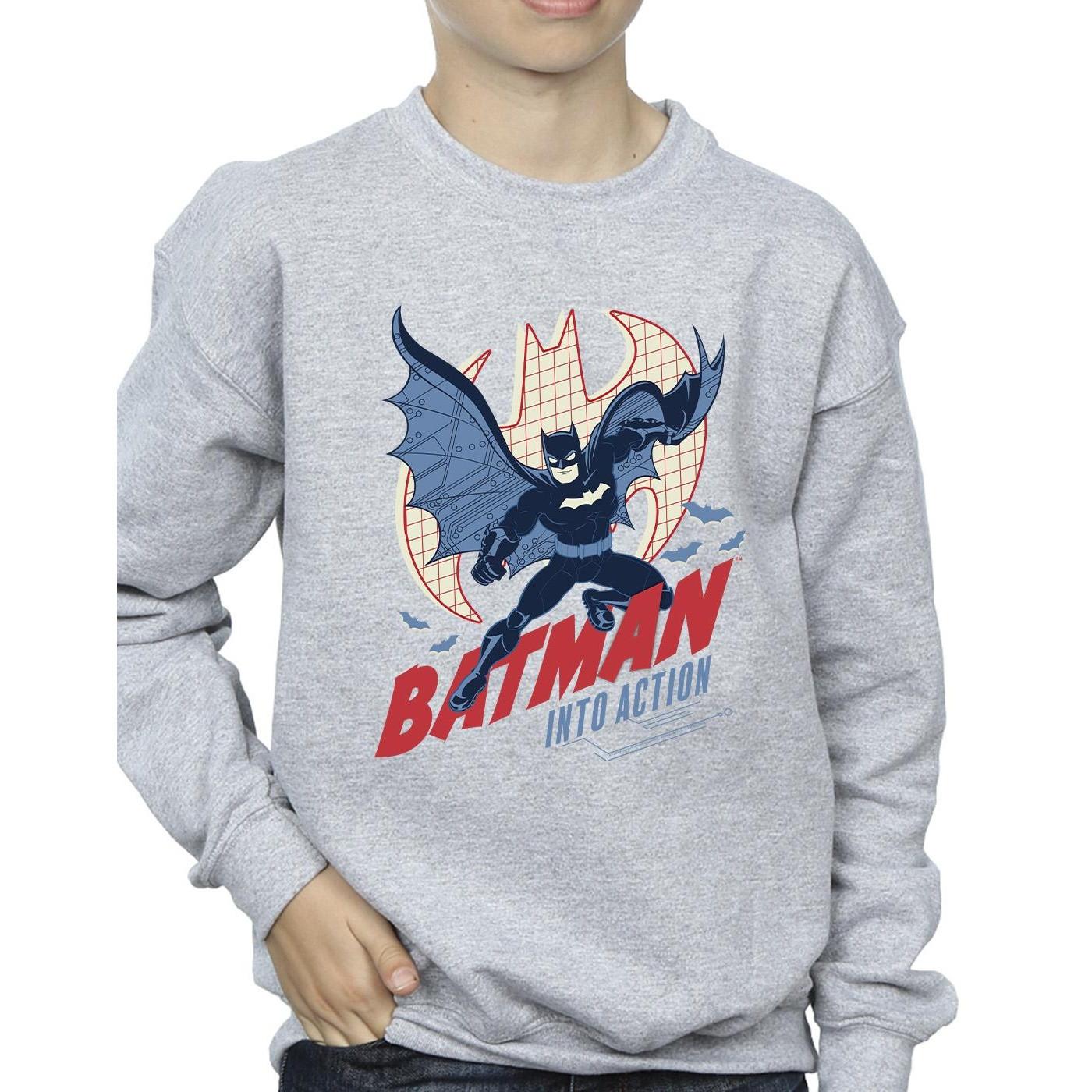 DC COMICS  Into Action Sweatshirt 