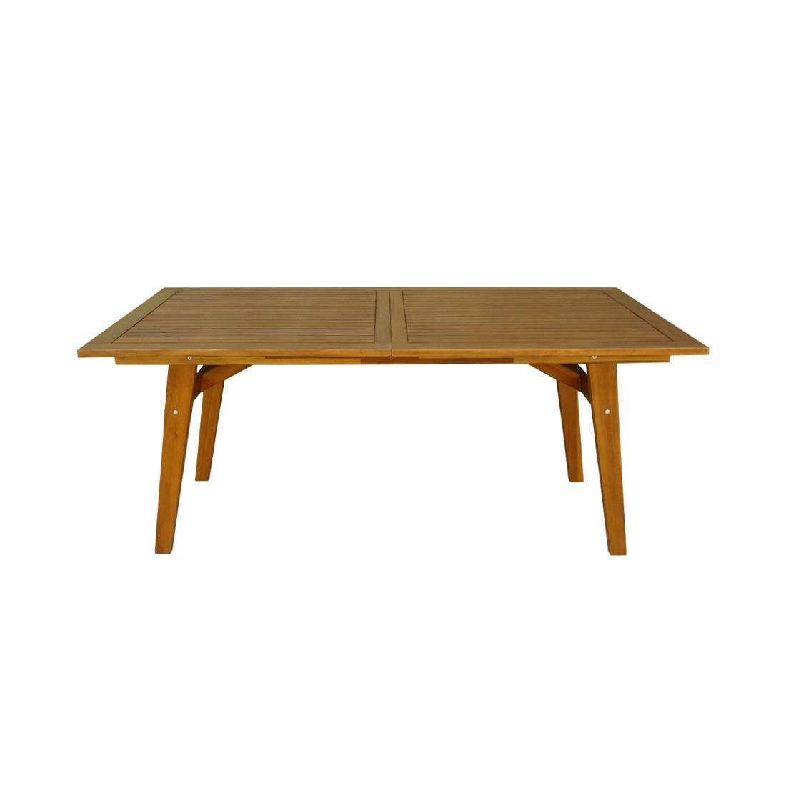 Contini Table de jardin extensible Eucalyptus  