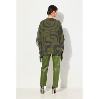 Ulla Popken Tunique Oversize Double Couche Col Rond  