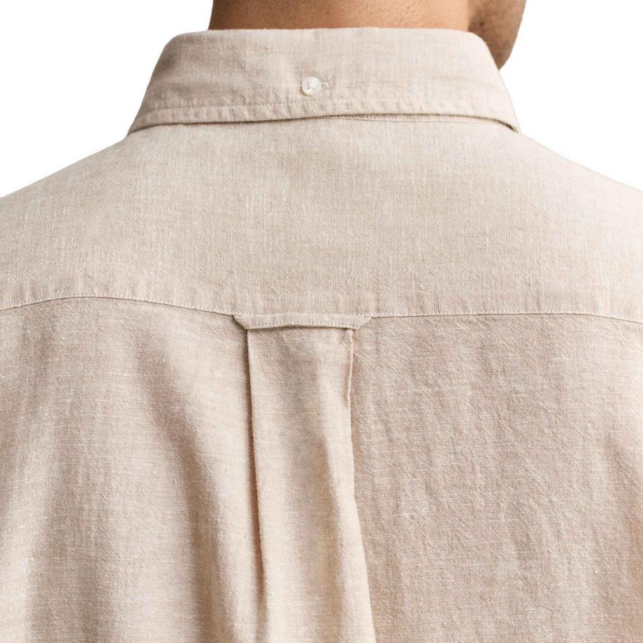 GANT Chemisette  Pack de 1 Confortable à porter-REGULAR COTTON LINEN SHIRT  