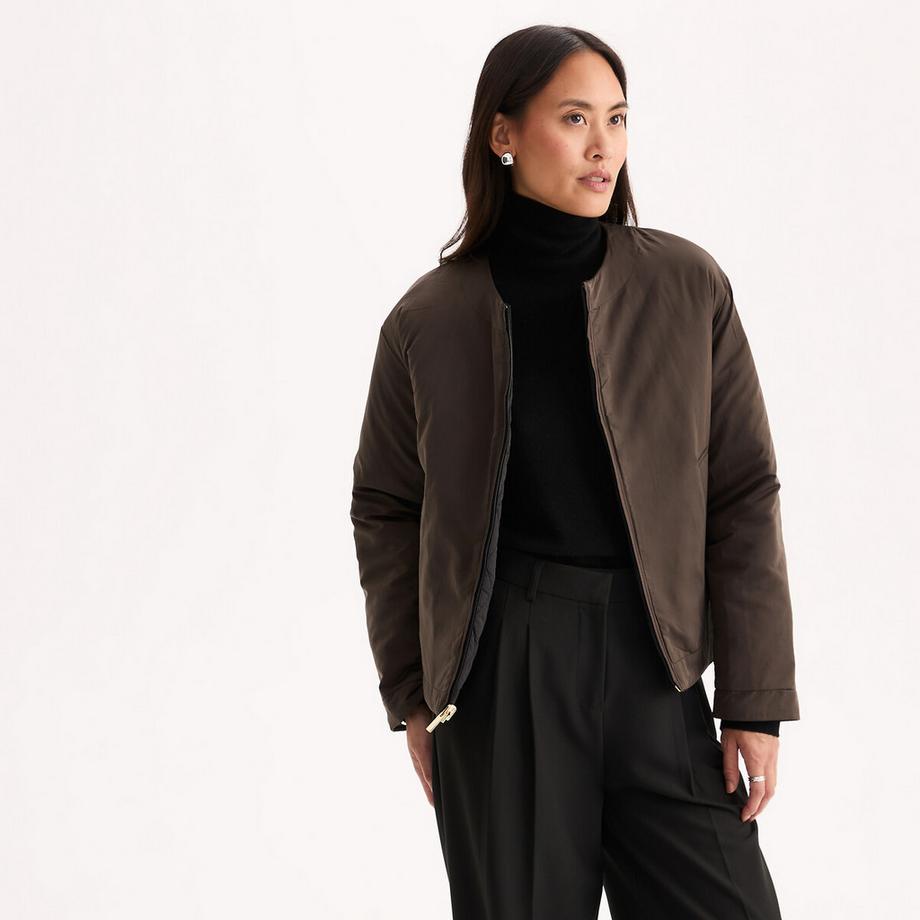 La Redoute Collections Doudoune courte zippée réversible  