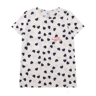 Sanetta Set pigiama confortevole con stampa a cuore maniche corte  