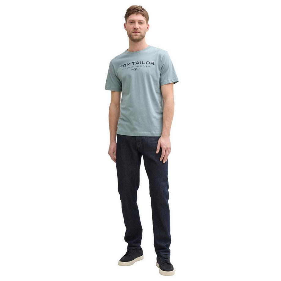 TOM TAILOR Maglietta Uomini Confezione da 1 Vestibilità confortevole-T-Shirt with Print  