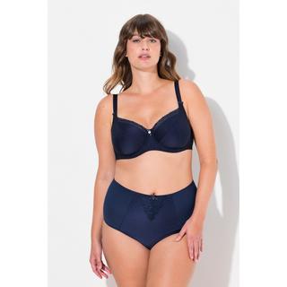 Ulla Popken Reggiseno con ferretto Jacquard Bordo in Pizzo  