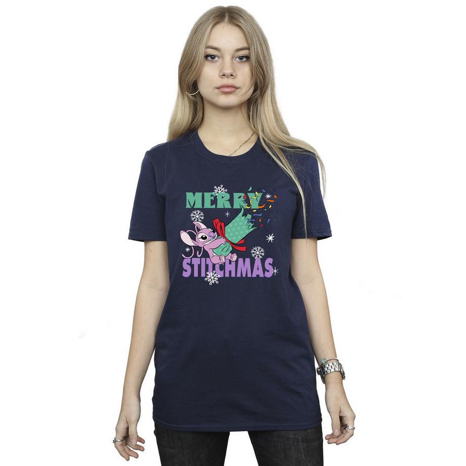 Lilo & Stitch  T-ShirtAmple Merry Stitchmas 