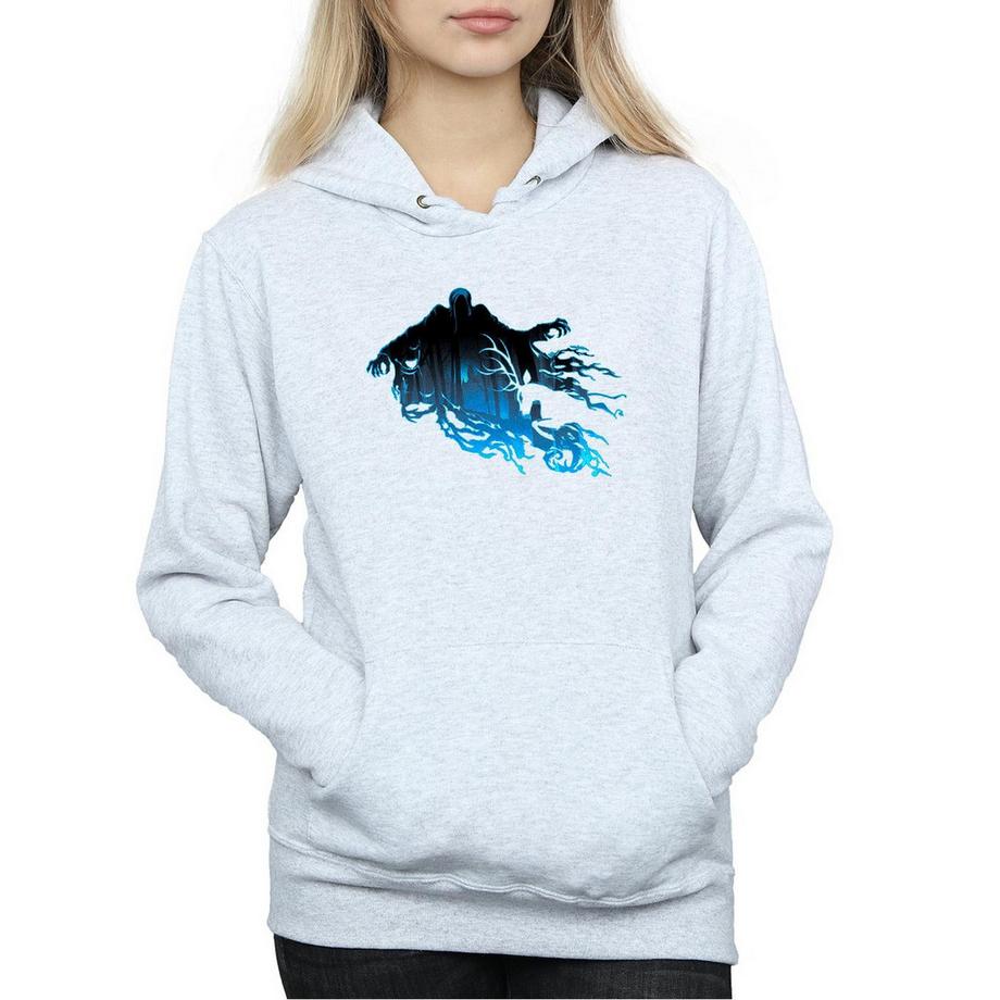 Harry Potter Dementor Print Hoodie  