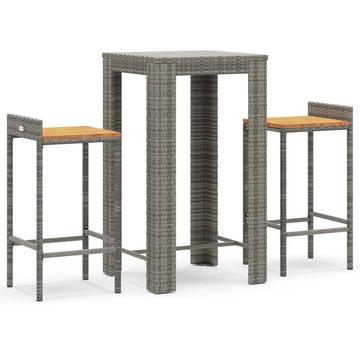 Gartenbar set poly-rattan