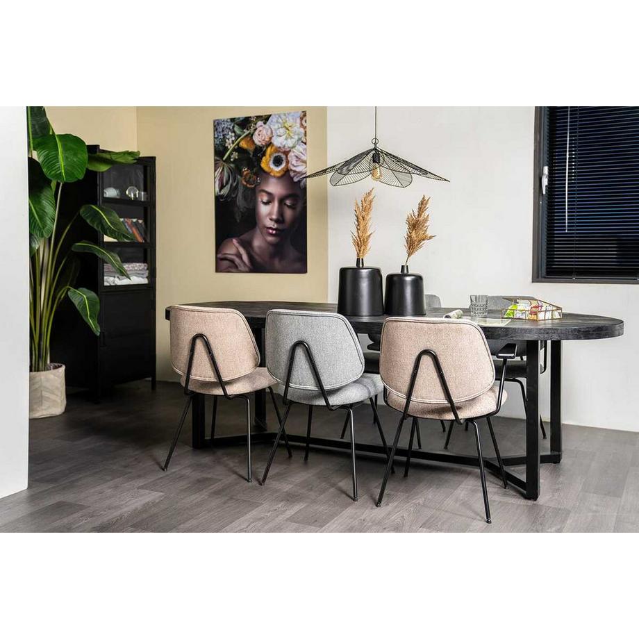 mutoni Sedia grigia Lynn Fletcher  